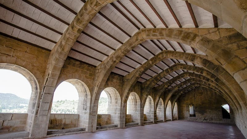 Interior del castillo de Valderrobres (Foto: Ayuntamiento de Valderrobres)