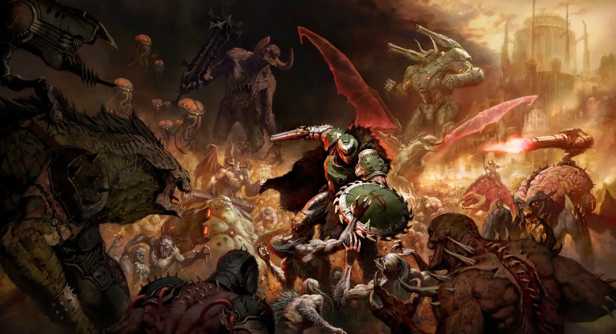 Arte del juego Doom: The Dark Ages