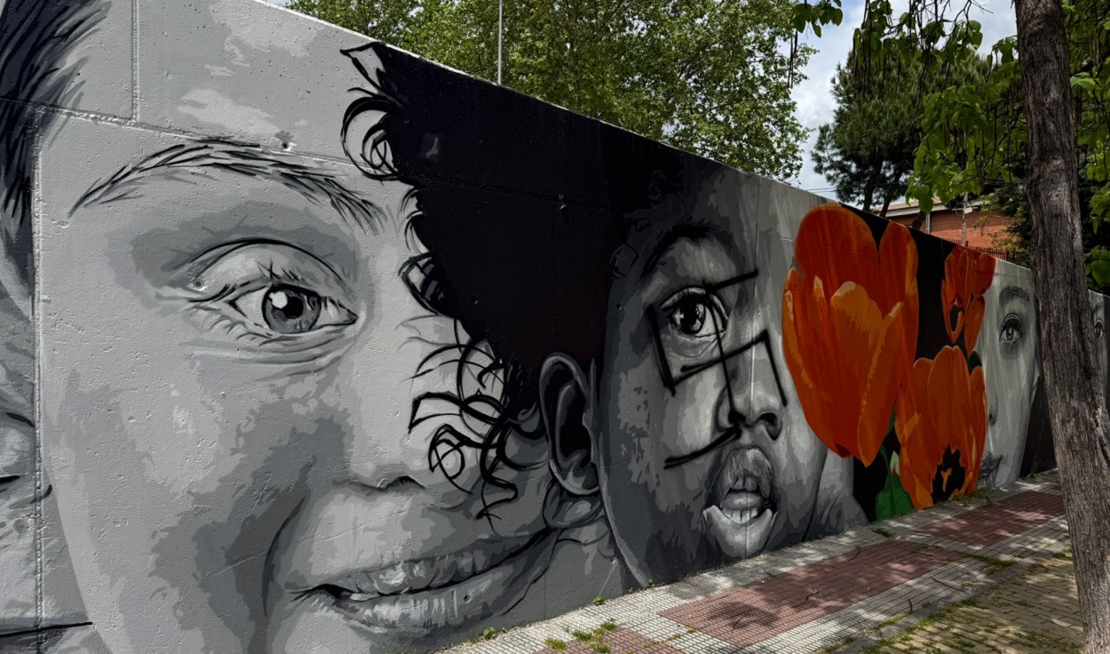 Pintadas nazis en Parla. Redes sociales