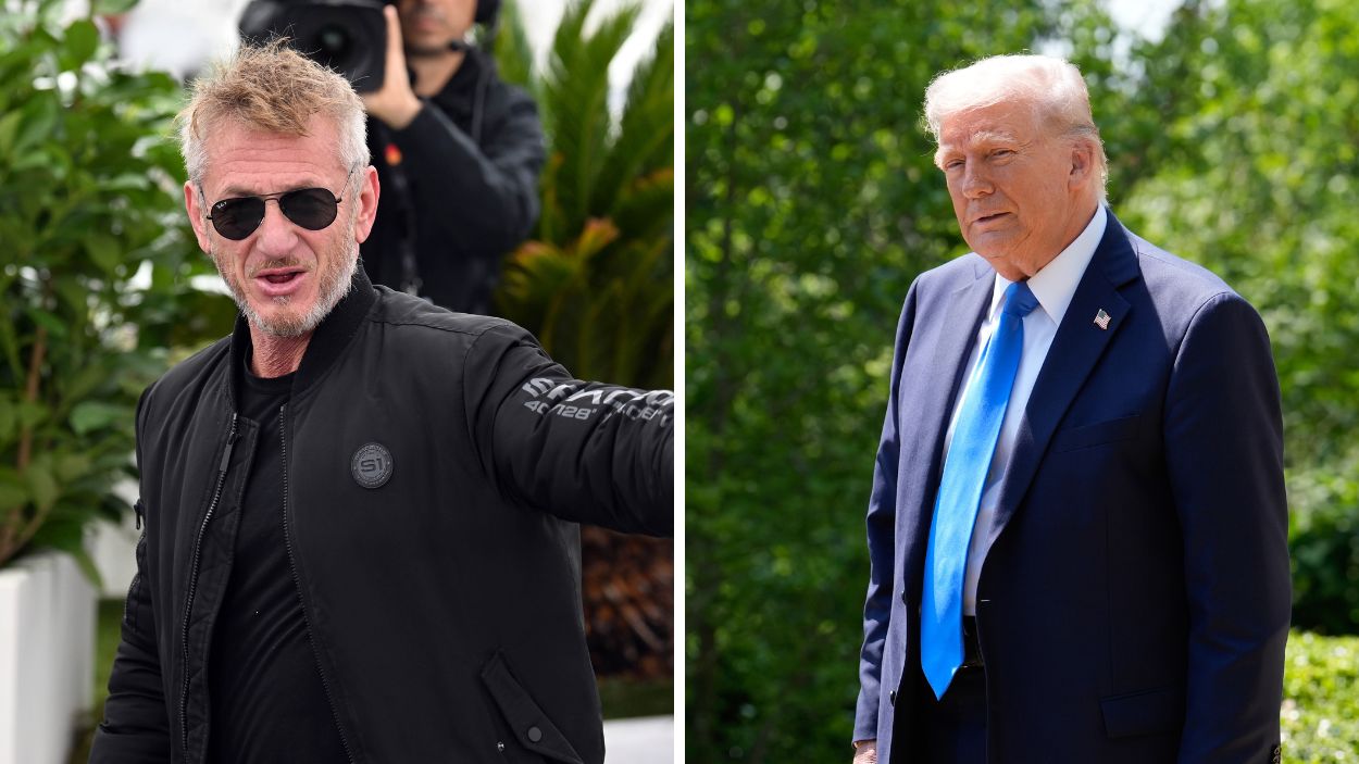 Sean Penn arremete contra Donald Trump. Elaboración propia.