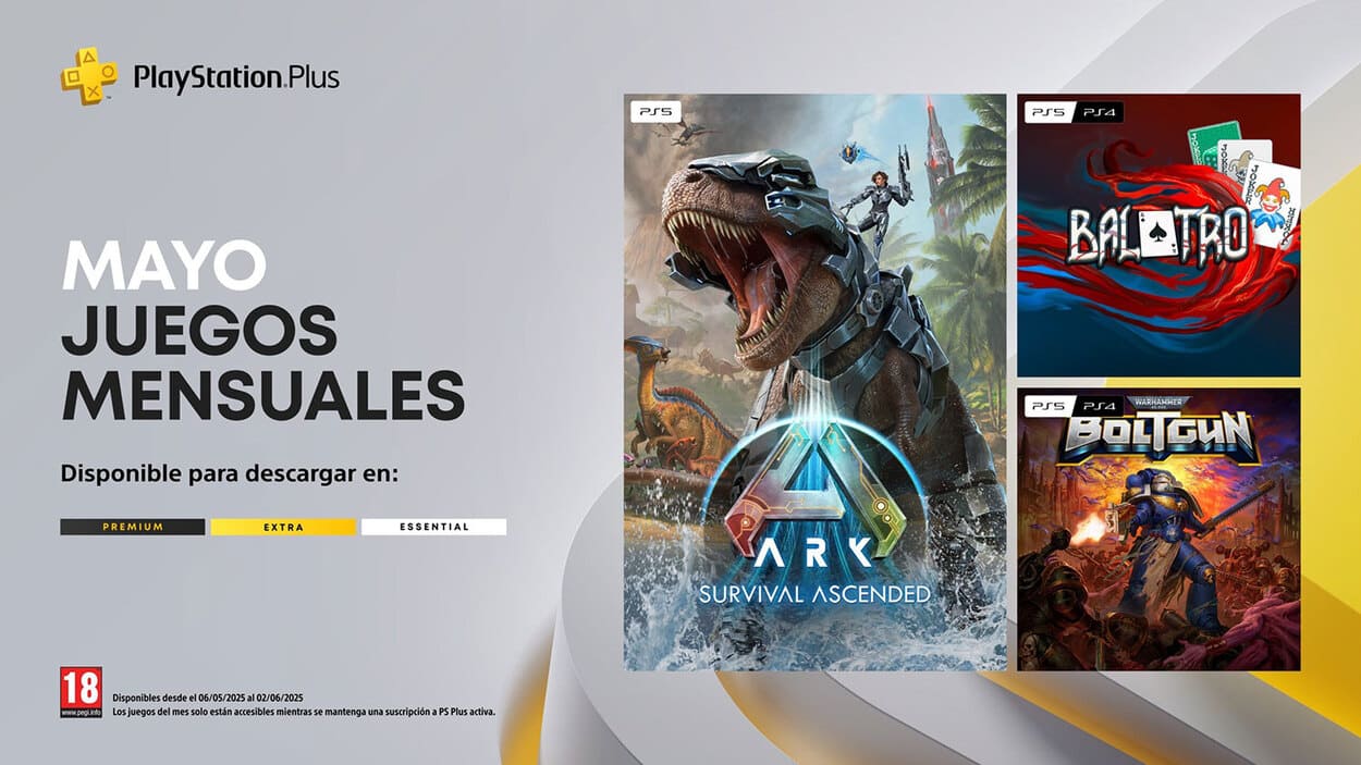 Juegos de PS Plus en mayo de 2025