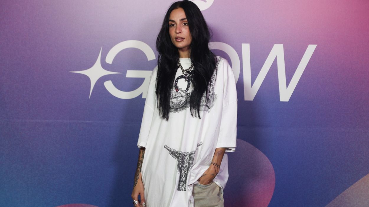 Natalia Lacunza en el photocall de una entrega de premios. EP