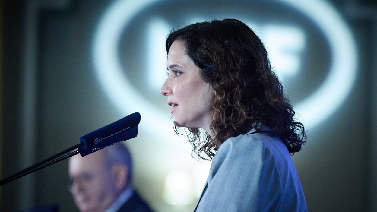 La presidenta de la Comunidad de Madrid Isabel Díaz Ayuso. EP.