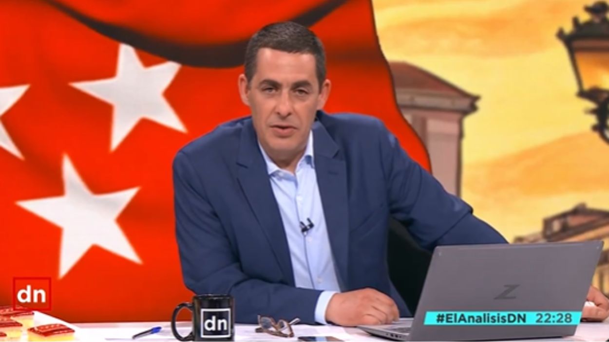 Antonio Naranjo en 'El análisis diario de la noche'. Telemadrid 