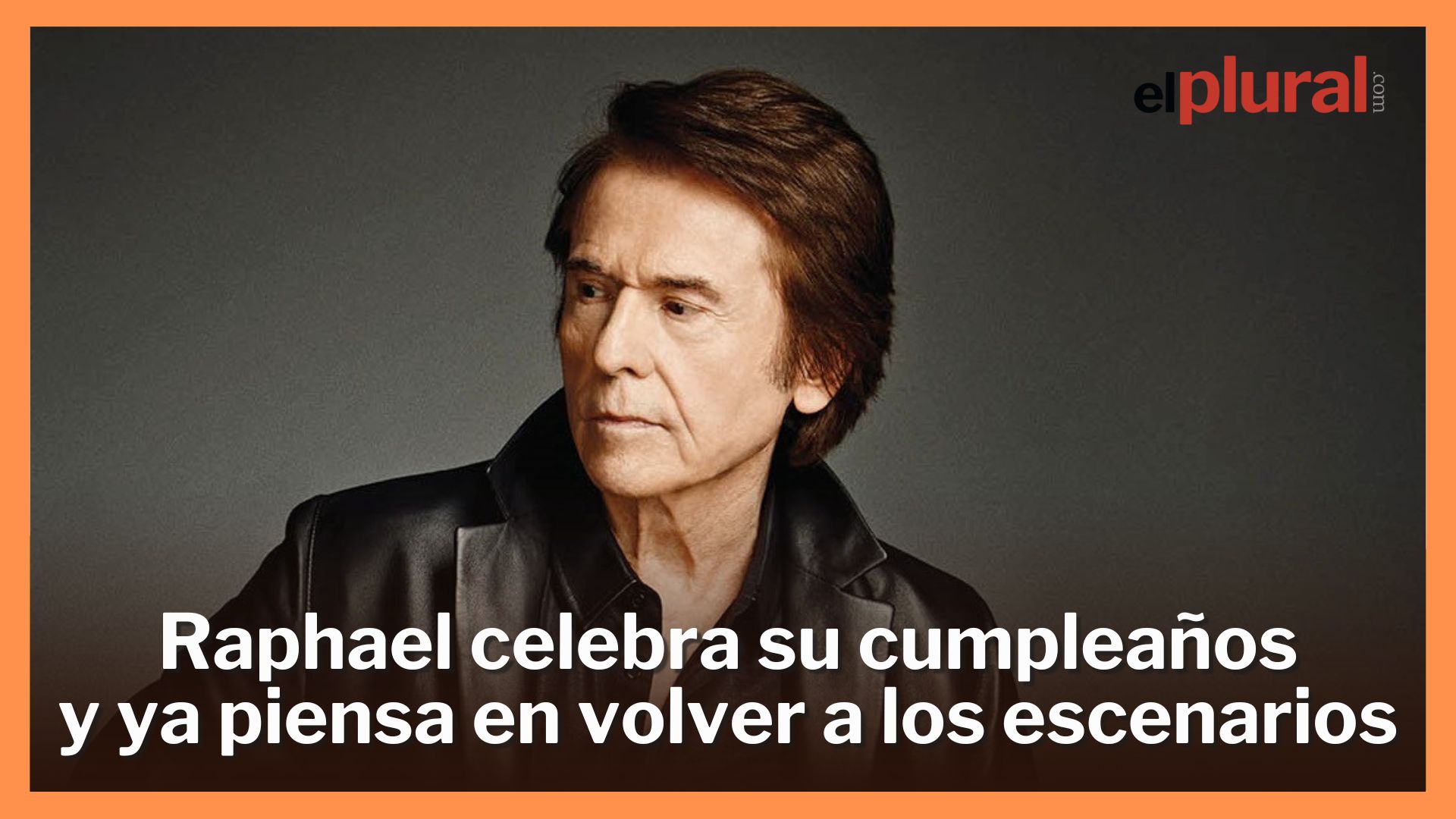 Raphael ya piensa en volver a los escenarios en su 82 cumpleaños