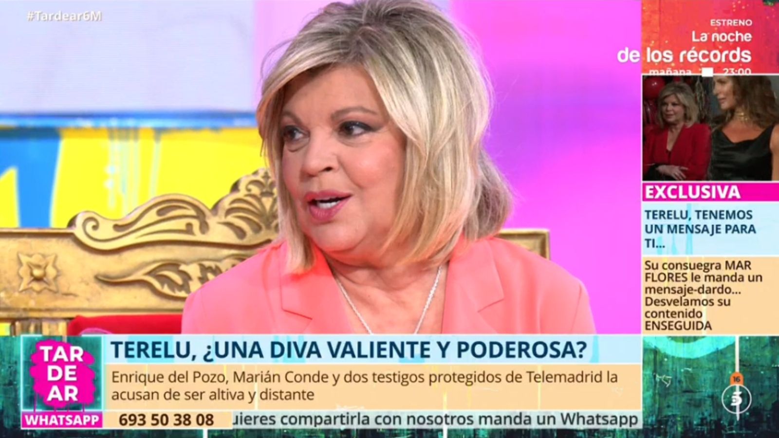 Terelu Campos, en 'Tardear'. Mediaset España