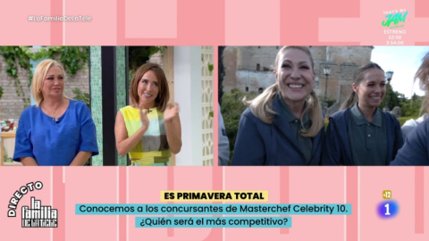 Nadie vio venir el reencuentro de Rosa Benito con María Patiño y Belén Esteban en 'La familia de la tele'