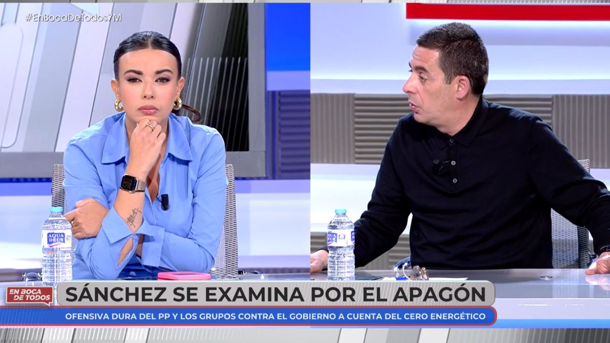 Sarah Santaolalla y Antonio Naranjo. Mediaset. 