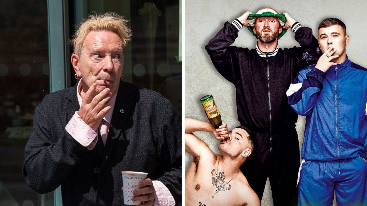 El exlíder de Sex Pistols, John Lydon y el trío de Kneecap