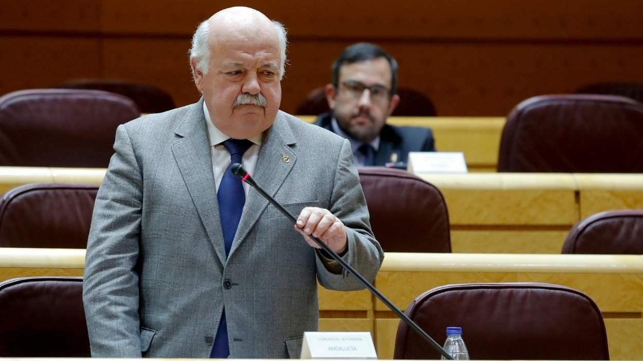 El presidente del Parlamento de Andalucía, Jesús Aguirre Muñoz. EP/Archivo.