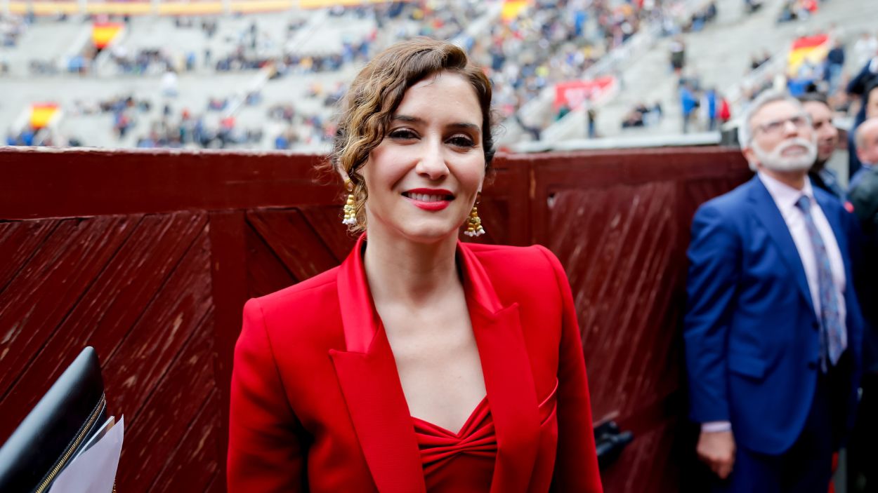 Isabel Díaz Ayuso en Las Ventas. EP