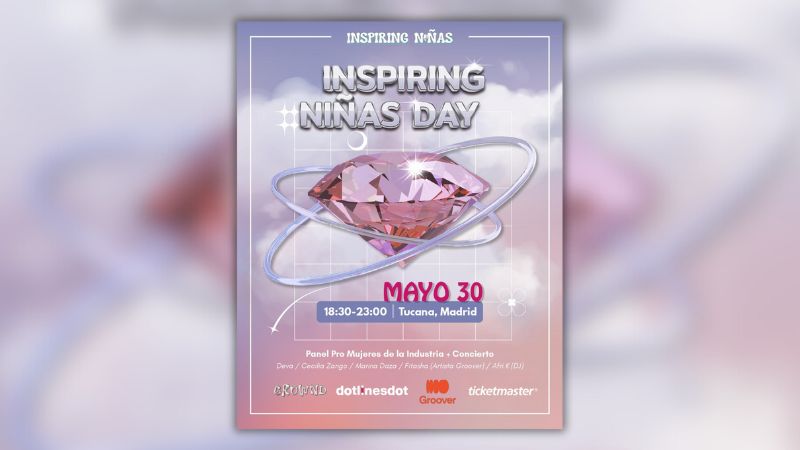 Inspiring Niñas. Cartel