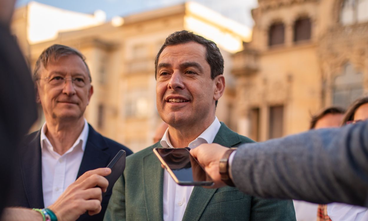 El presidente de la Junta de Andalucía, Juan Manuel Moreno Bonilla, en una imagen de archivo. EP. 