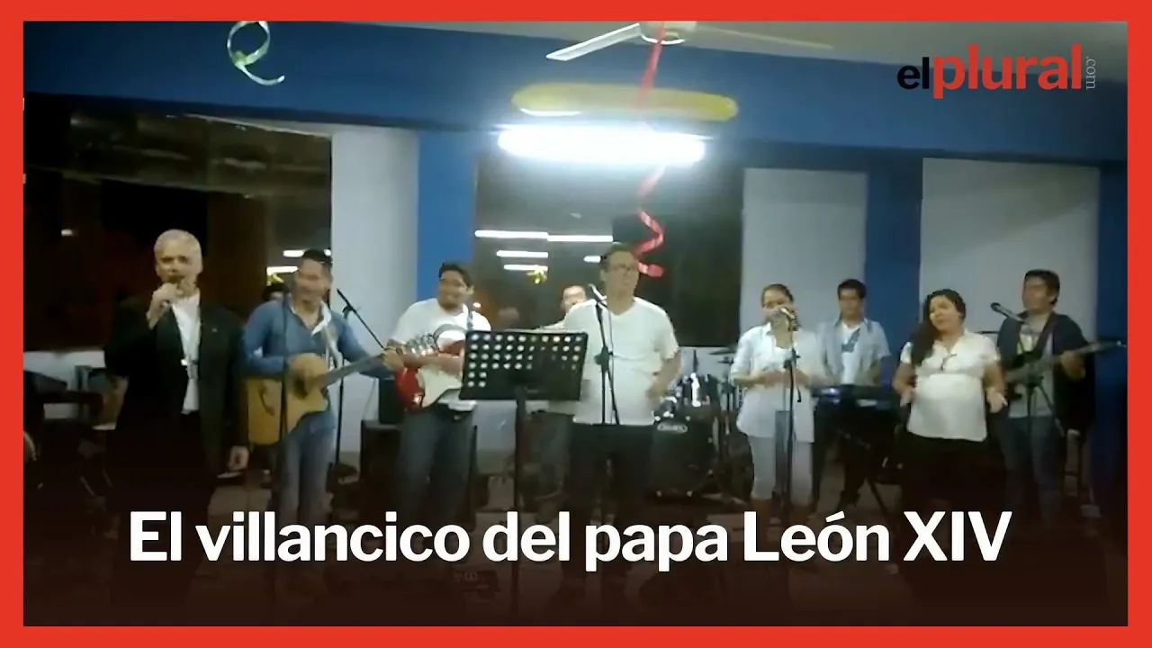 El vídeo del nuevo Papa León XIV cantando un villancico en 2014