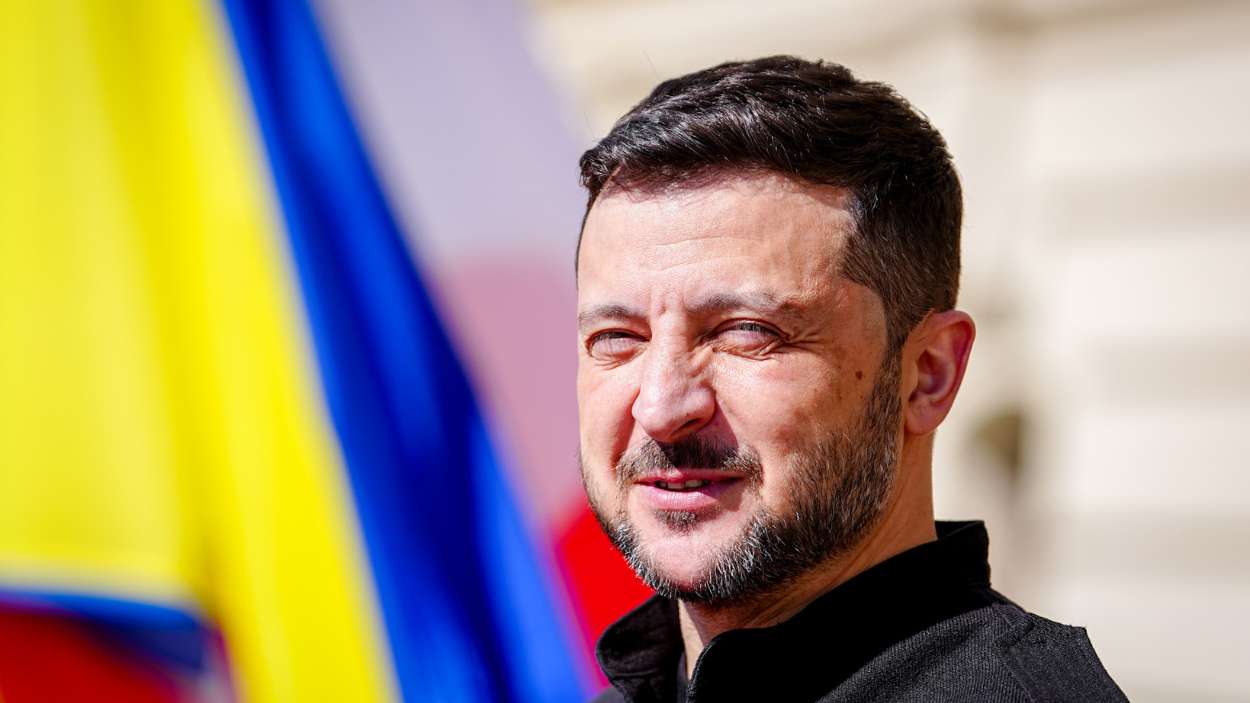 El presidente de Ucrania, Volodímir Zelenski 