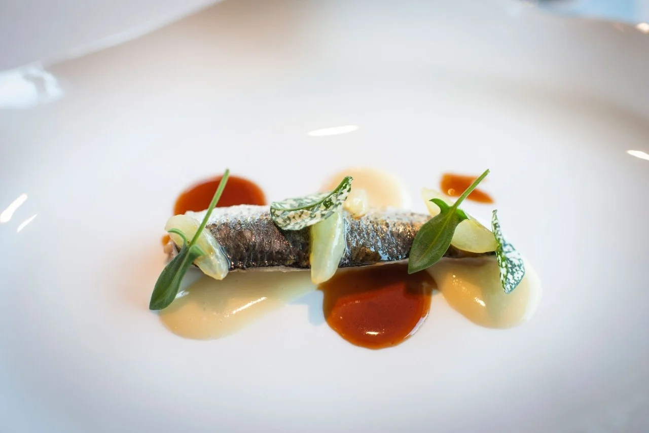 Lomo de perdiz con sardina en escabeche de malvar, de Ivan Cerdeño (Foto: Guía Repsol)