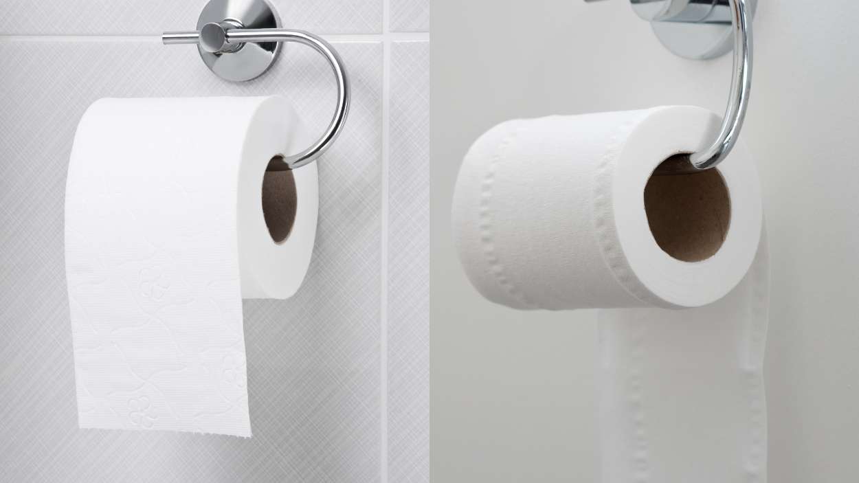 Poca gente lo sabe: así debes colocar el rollo de papel higiénico en tu baño