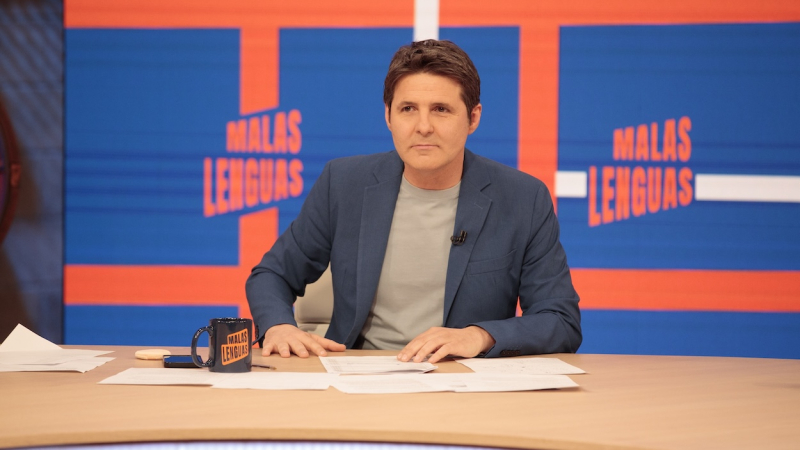 Jesús Cintora, presentador de 'Malas Lenguas', en la 2 de TVE. EP Jesús Cintora, presentador de 'Malas Lenguas', en la 2 de TVE. EP