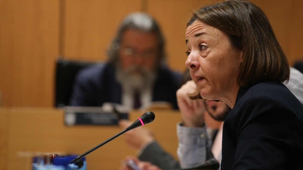 Ángela Millán, portavoz Más Madrid Sanse. EP/Archivo.