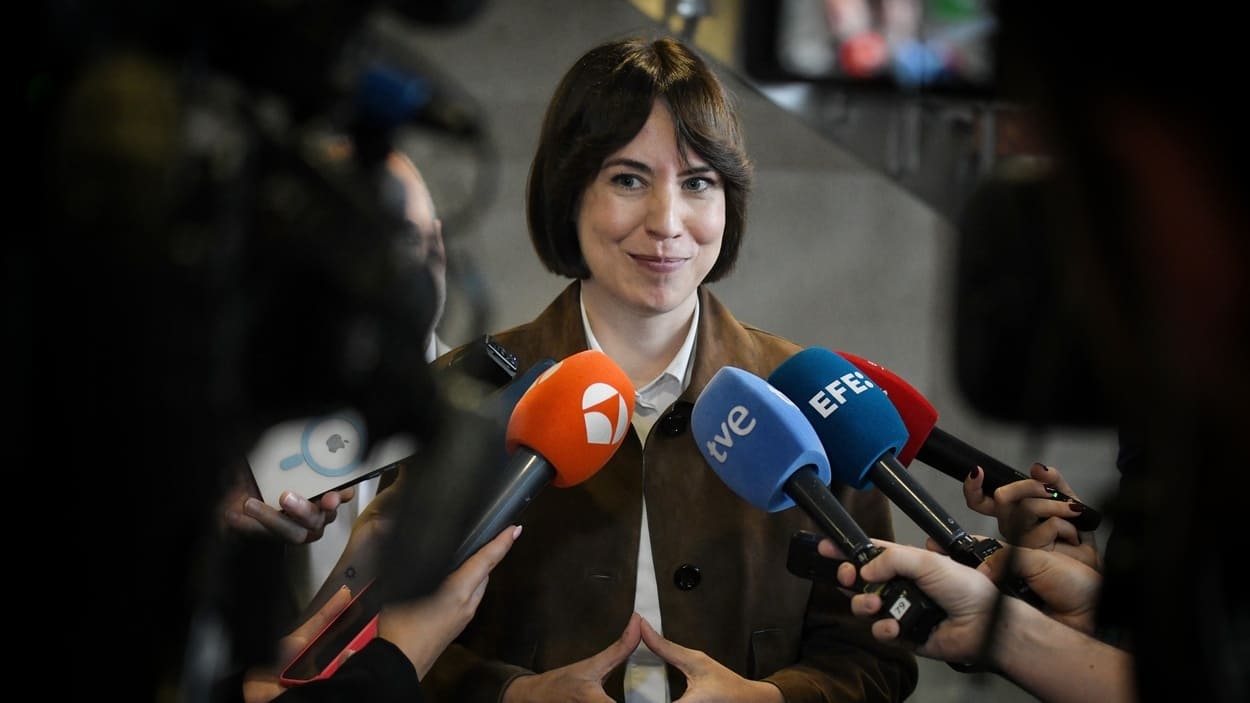 La ministra de Ciencia, Innovación y Universidades, Diana Morant, en el Pleno del Consejo de Universidades, en la Facultad de Educación de la UNED en Madrid. EP.