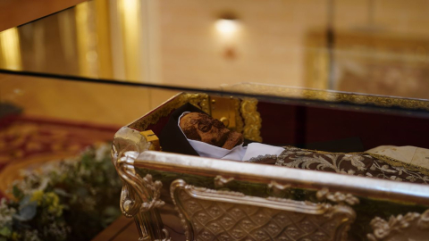 El cuerpo de Santa Teresa, al descubierto en la Basílica de Alba de Tormes