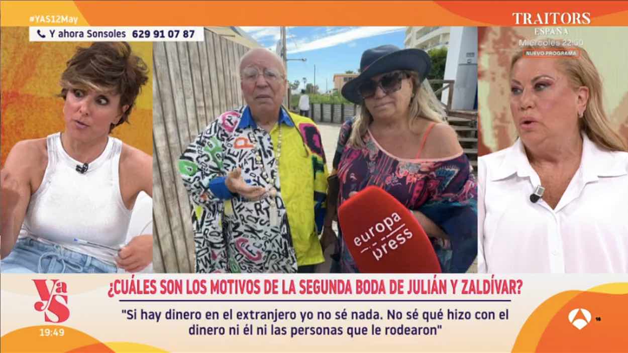 Sonsoles Ónega y Mayte Zaldívar, en 'Y ahora, Sonsoles'. Atresmedia Televisión