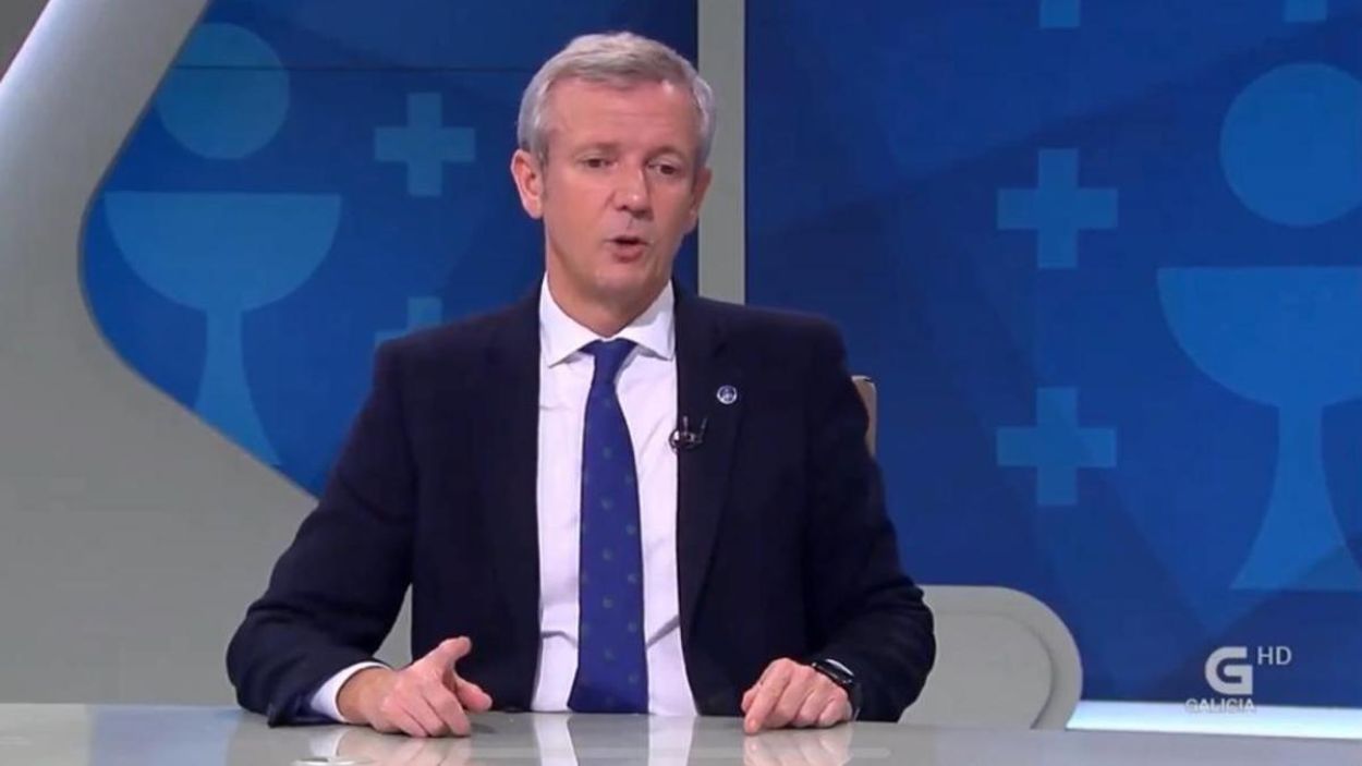Alfonso Rueda en la TVG.TVG