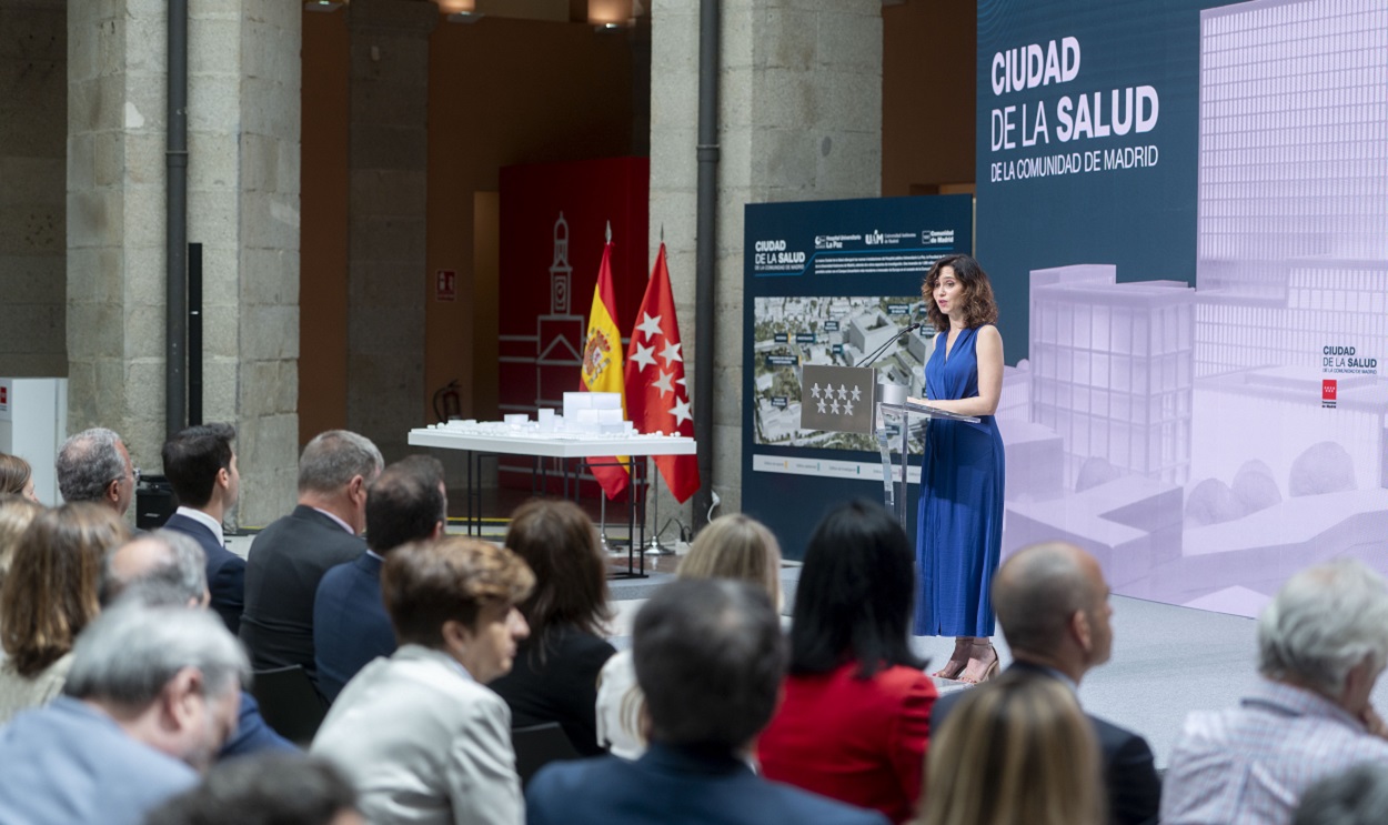 La presidenta de la Comunidad de Madrid, Isabel Díaz Ayuso. EP