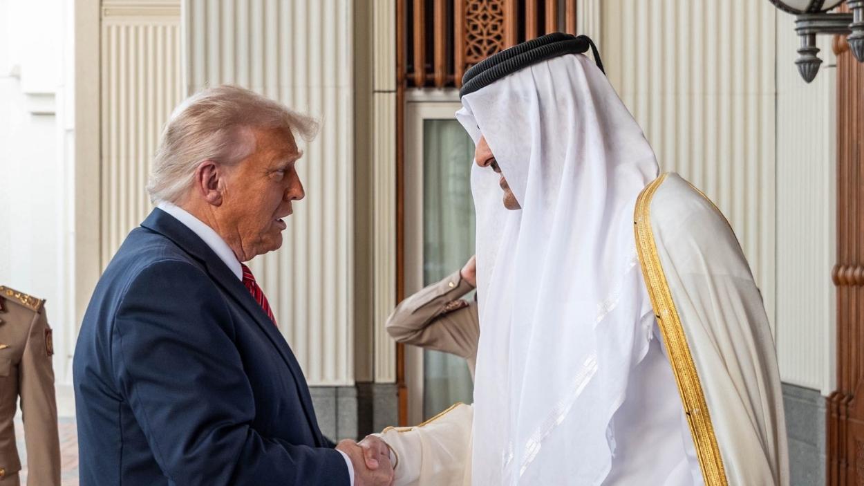 Trump con Emir Sheikh Tamim bin Hamad Al Thani. EP