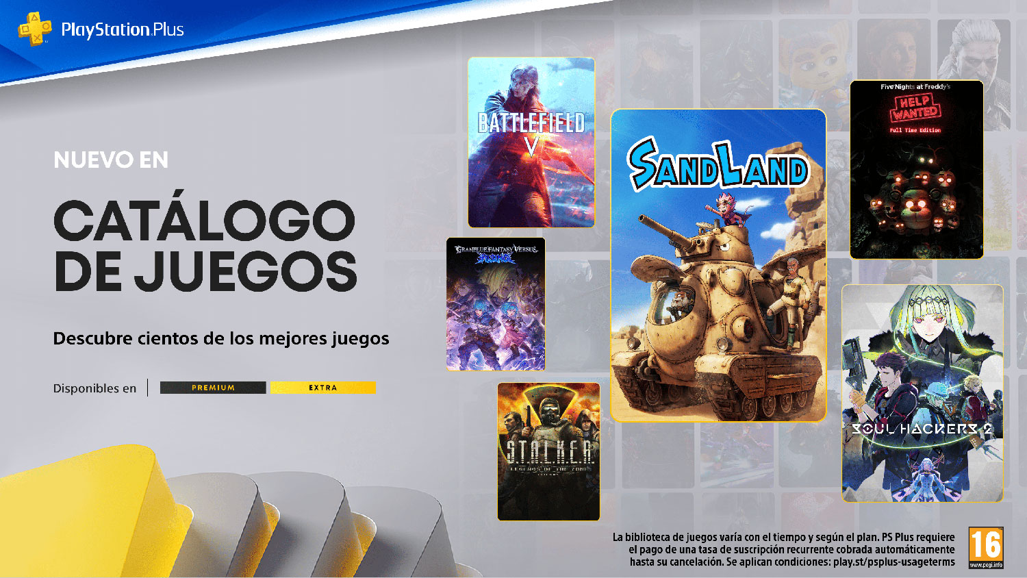 Los planes PS Plus Extra y Premium de mayo suman hasta diez juegos al catálogo