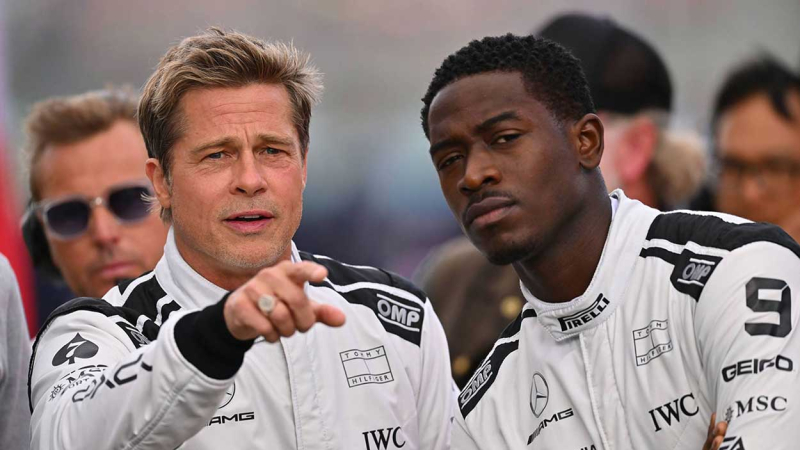 Brad Pitt en la película F1 The Movie Brad Pitt en la película F1 The Movie