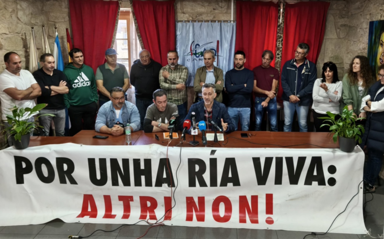 Imagen de la comparecencia de esta mañana de Adega y PDRA (Foto: Adega).