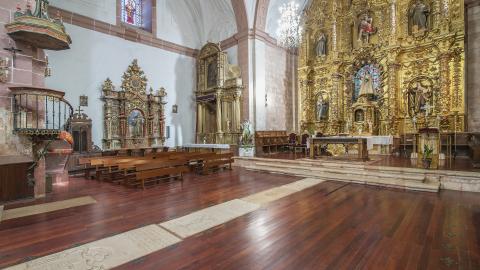 Interior de la Iglesia Santa María la Mayor (Foto: Turismo del Ayuntamiento de Ayllón)