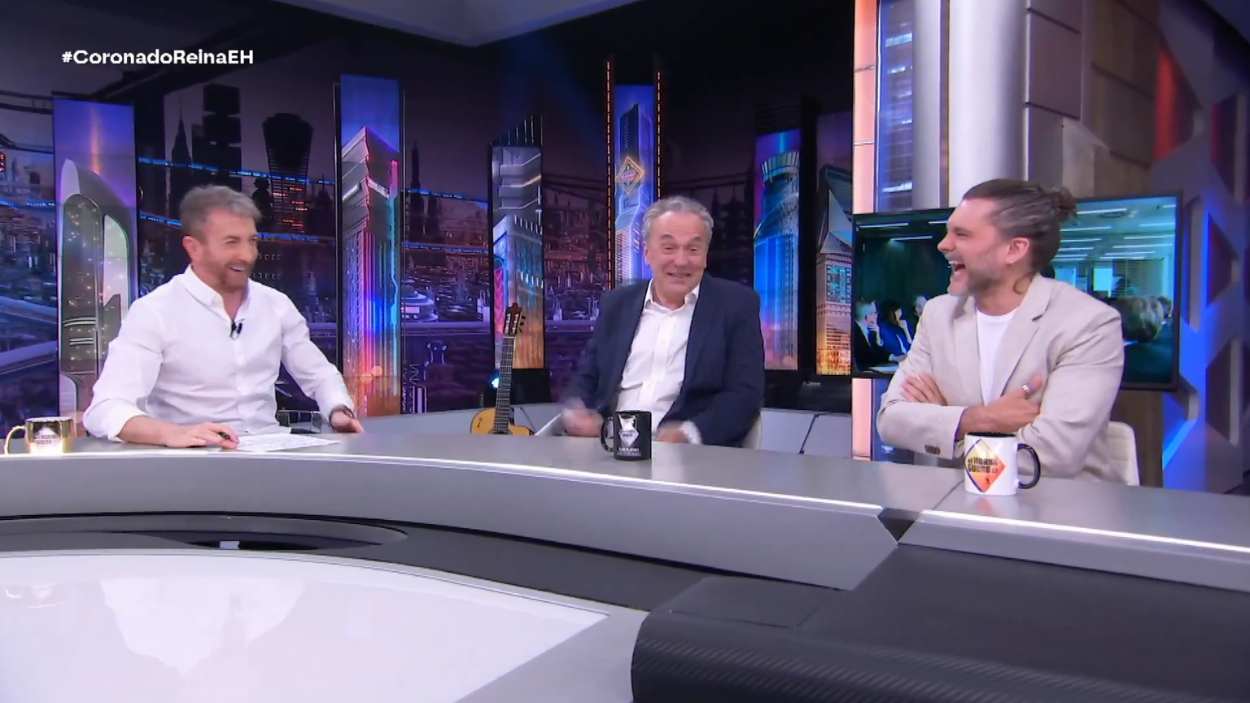 José Coronado y Salva Reina en 'El Hormiguero'. Atresmedia