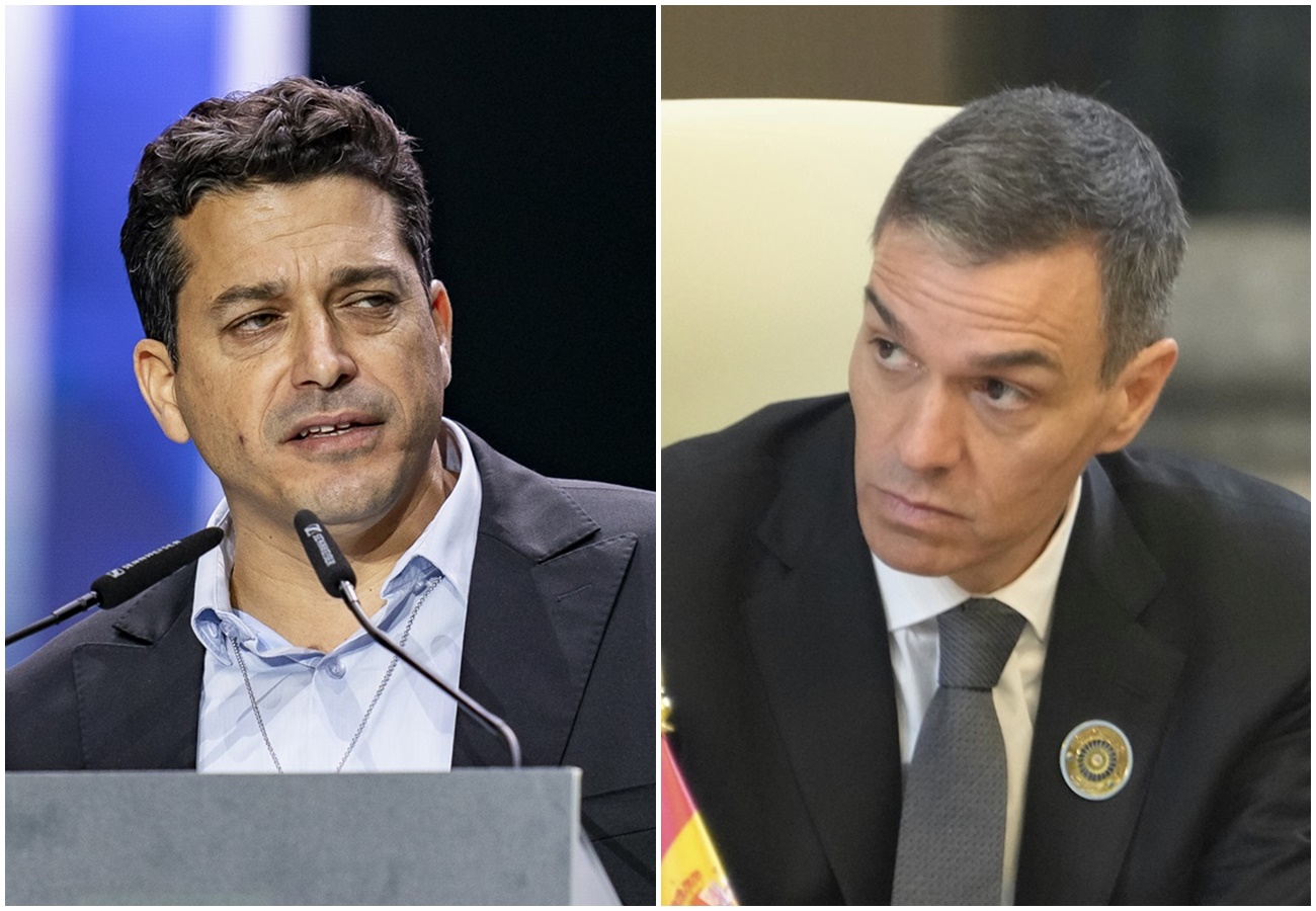 Amichai Chikli y Pedro Sánchez. (Montaje propio)