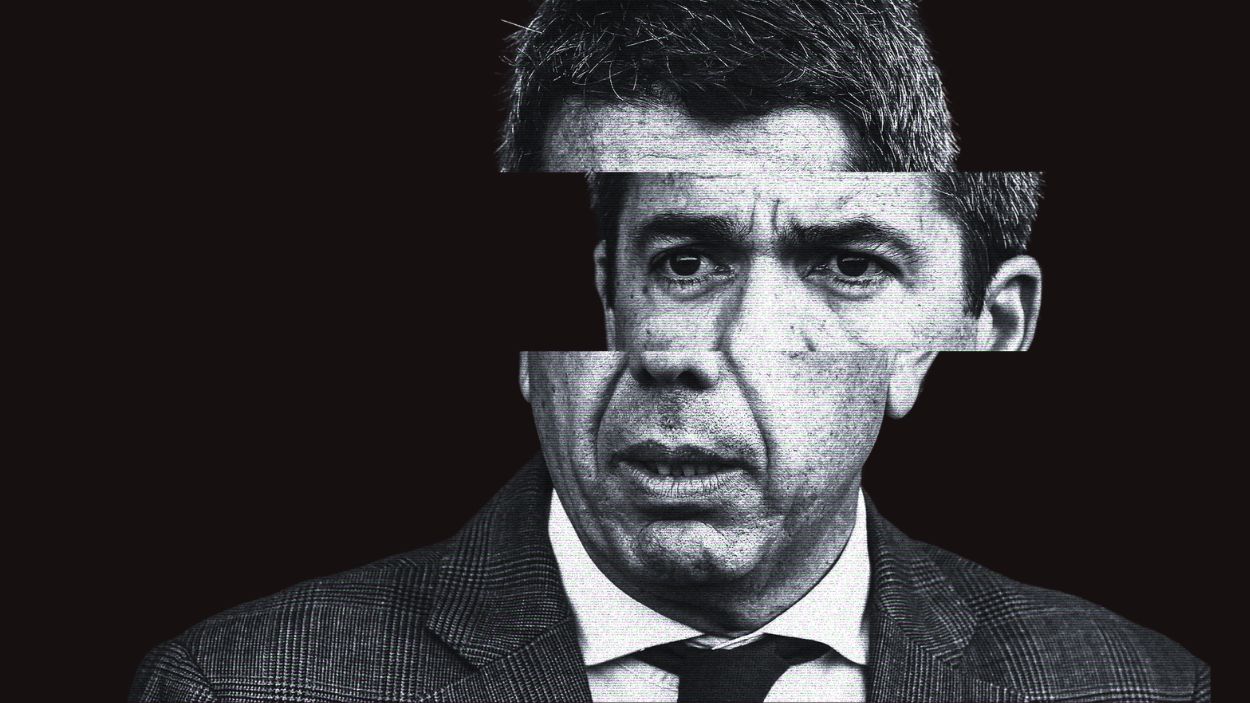 El president de la Generalitat Carlos Mazón. Ilustración Propia. 