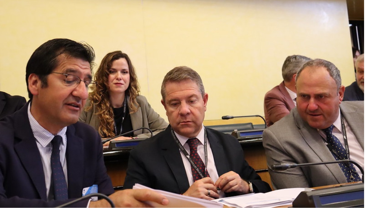 Delegación del Gobierno de Castilla-La Mancha en la Comisión NAT del Comité Europeo de las Regiones. JCCM