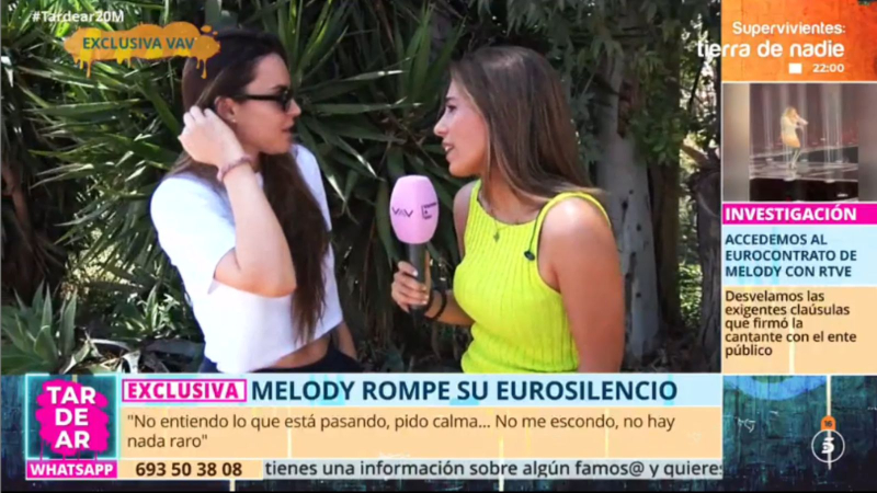 Melody concede su primera entrevista tras Eurovisión 2025. Mediaset España Melody concede su primera entrevista tras Eurovisión 2025. Mediaset España