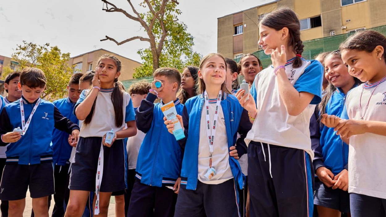 Campaña escolar. Foto de ISDIN.