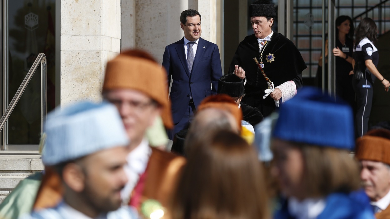 El presidente de Andalucía, Juanma Moreno Bonilla. EP/Archivo.