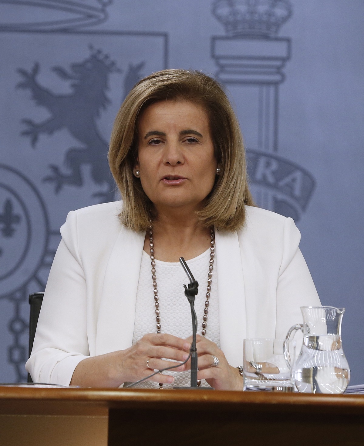 Fátima Báñez, ministra de Empleo y Seguridad Social en funciones