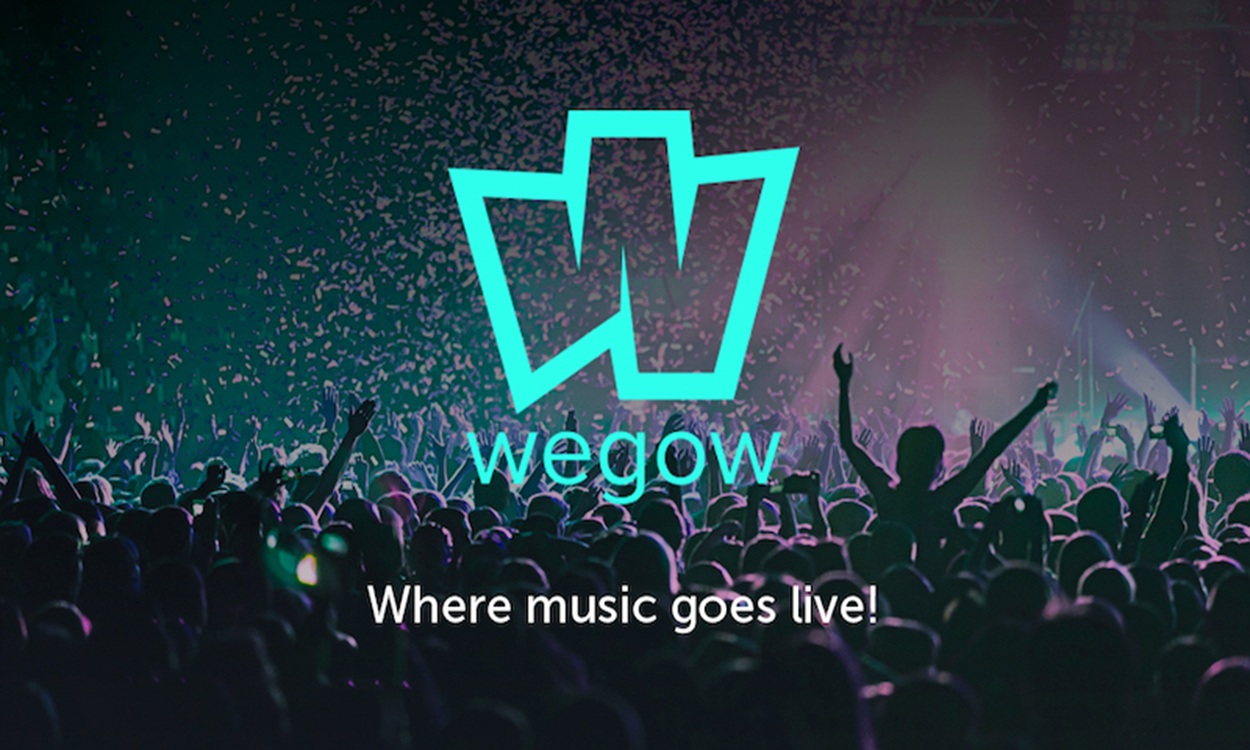 Logo de la ticketera Wegow. Página web