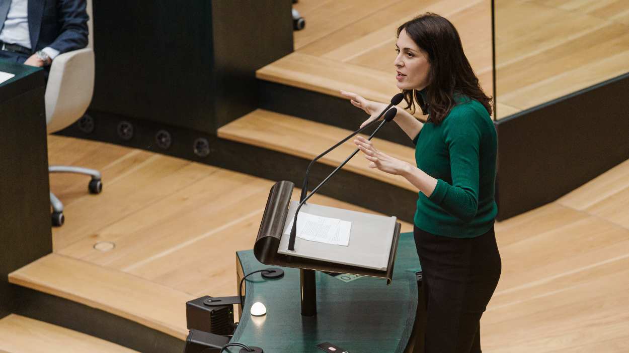 La portavoz de Más Madrid en el Ayuntamiento de Madrid, Rita Maestre. EP