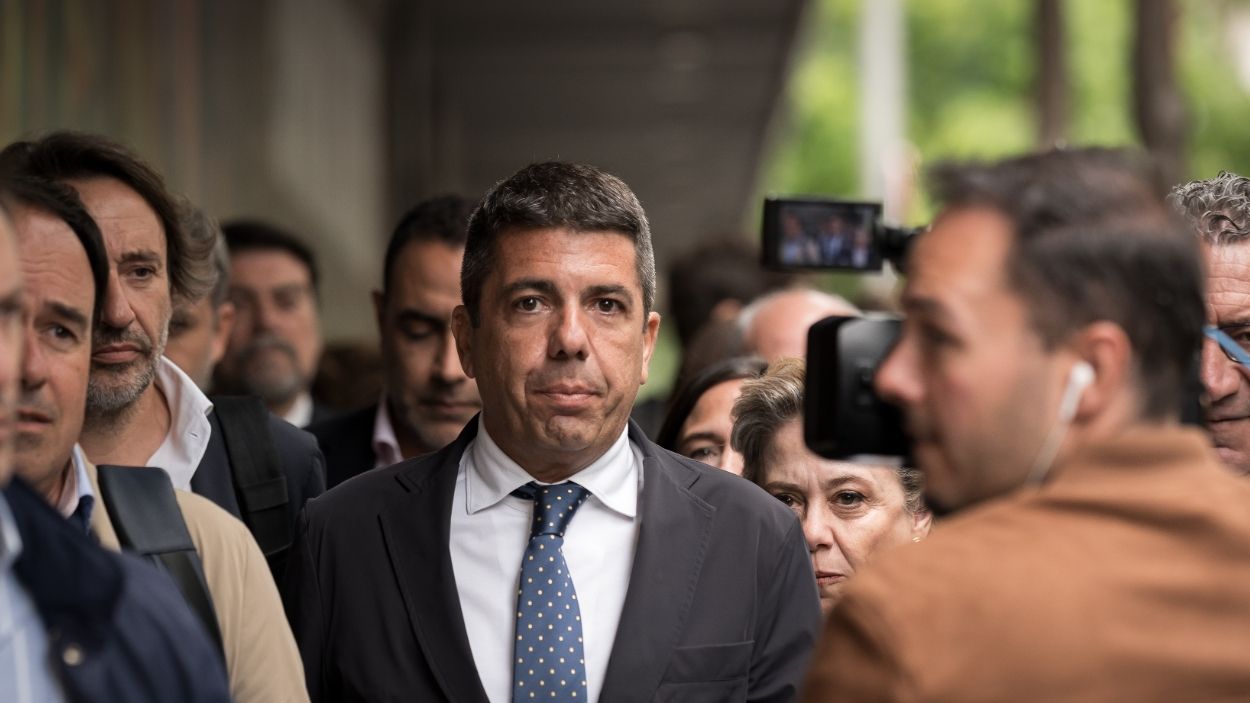 El president de la Generalitat Valenciana, Carlos Mazón. EP.