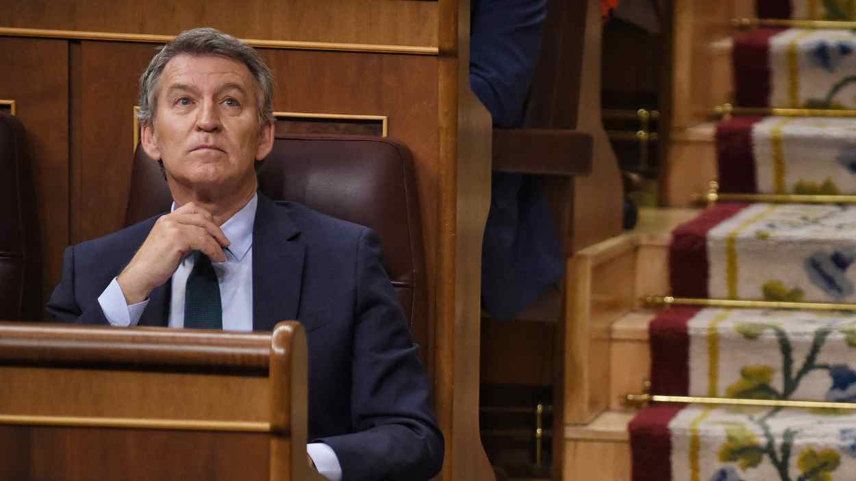 Alberto Núñez Feijóo, presidente del PP. EP