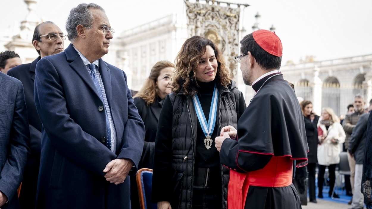 Enrique Ossorio e Isabel Díaz Ayuso. EP 