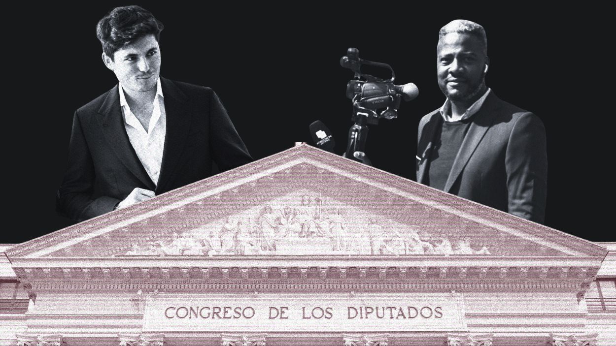 Vito Quiles y Bertrand Ndongo. Ilustración Propia. 