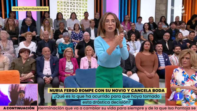 María Patiño, presentadora de 'La familia de la tele'. RTVE María Patiño, presentadora de 'La familia de la tele'. RTVE