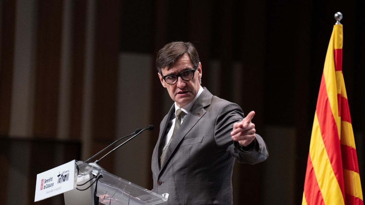 El presidente de la Generalitat de Cataluña, Salvador Illa. EP/Archivo.