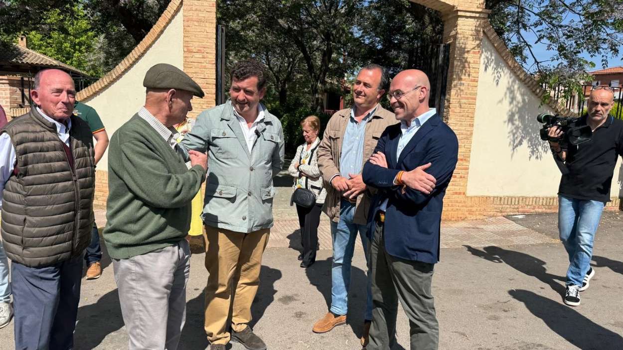 Ricardo Chamorro, David Moreno y Jorge Buxadé, VOX. EP